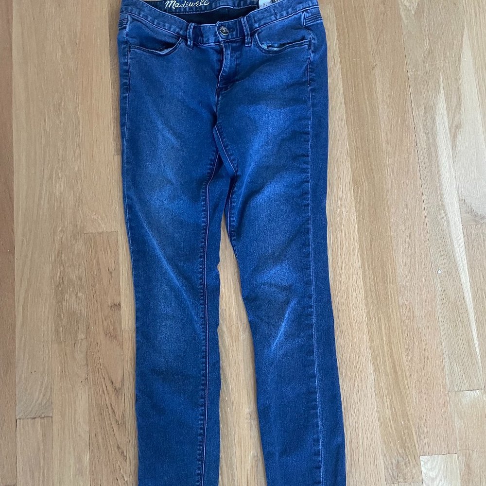 Madewell Legging Skinny Jeans in Medium Blue Wash, Size 26
